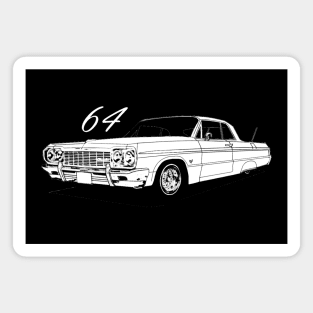 64 Impala Magnet